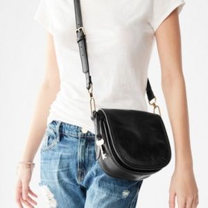 Fossil RUMI Black Crossbody | Leather